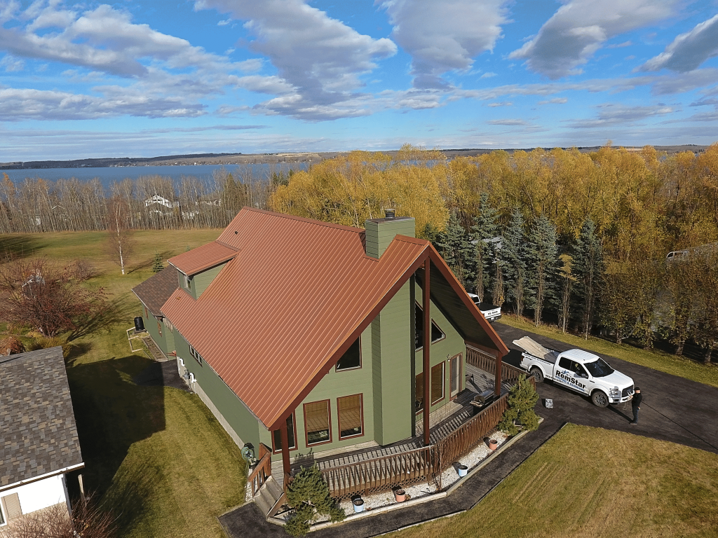 Metal roofing installation