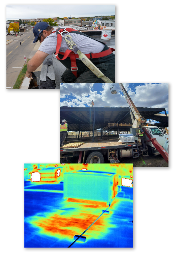 safetycommercialroofing safety in commercial flat roofing red deer