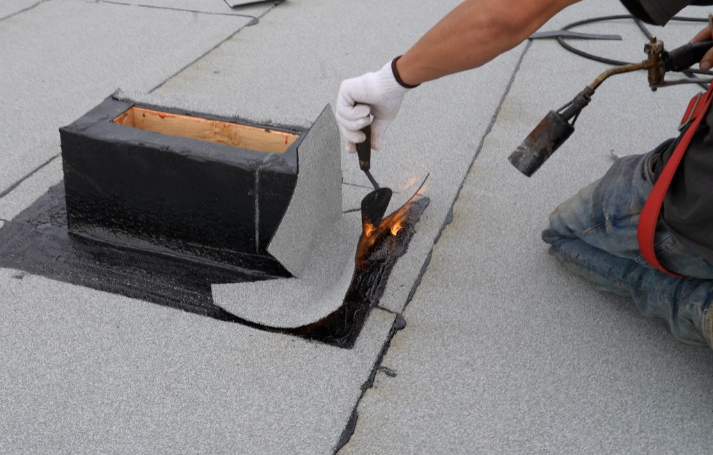 torch on roofing torch down roofing application